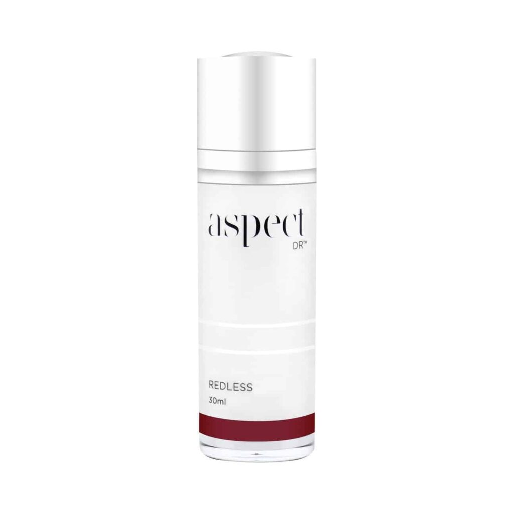 Aspect Dr bottle of Redless for Rosacea management.